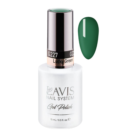 LAVIS 227 Lucky Green - Gel Polish 0.5 oz