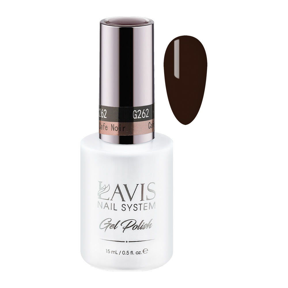 LAVIS 262 Cafe Noir - Gel Polish 0.5oz