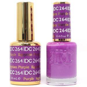DND DC 264 Egyptian Purple - Gel & Matching Polish Set - DND DC Gel & Lacquer