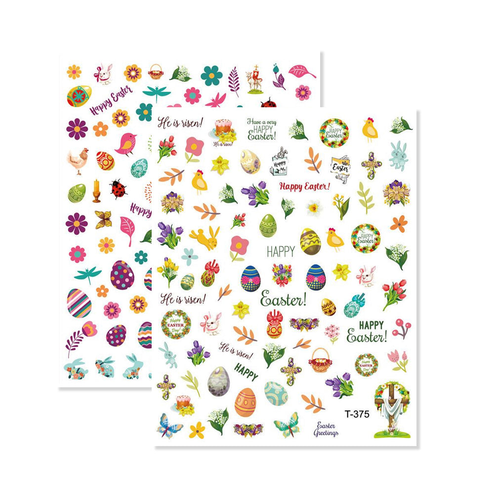 2pcs Easter Stickers