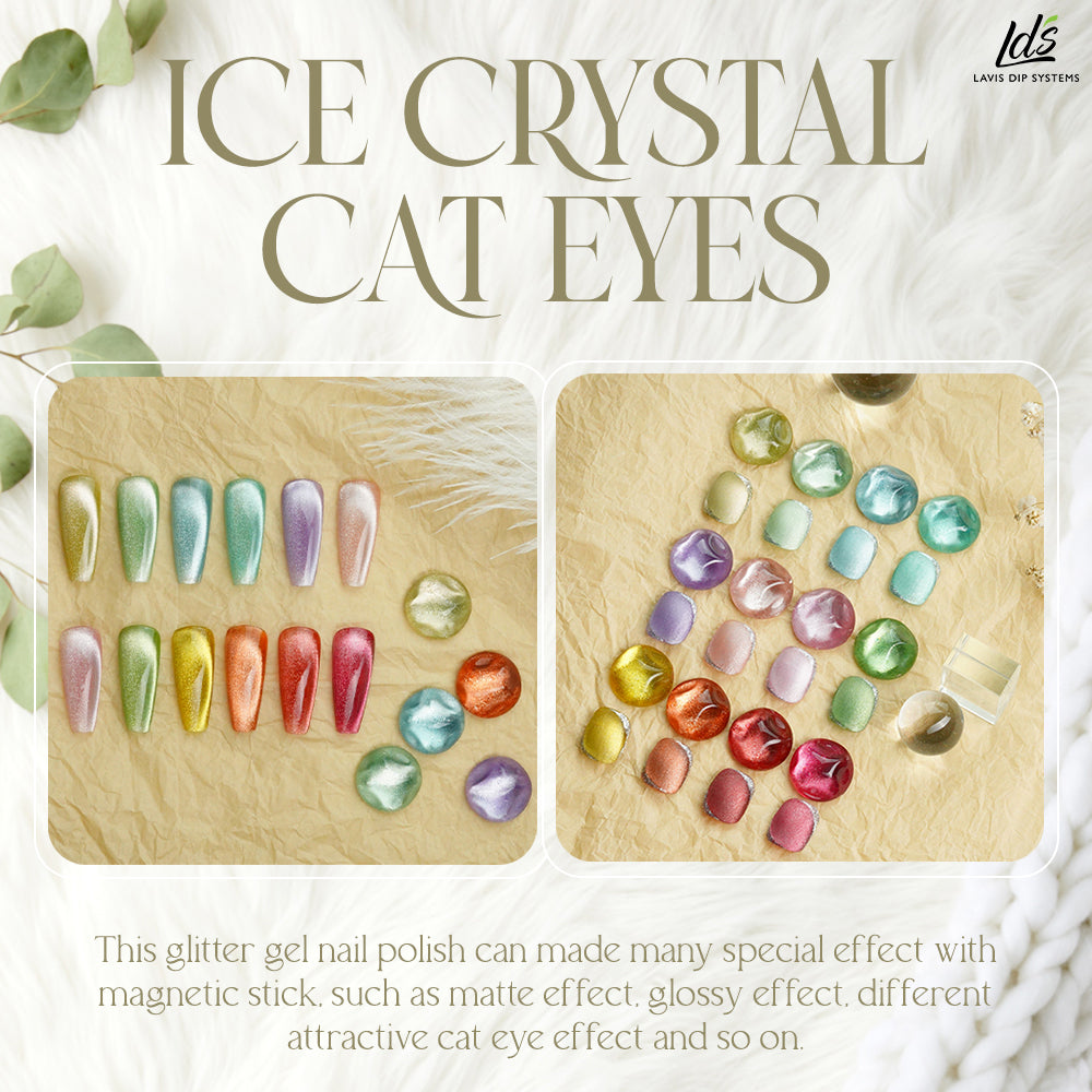 LDS 11 Dust In Heaven - Gel Polish 0.5 oz - Ice Crystal Cat Eyes