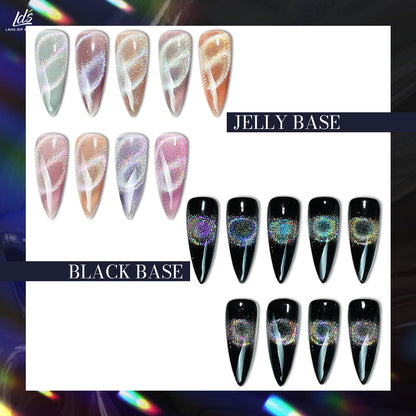  LDS 07 Precious Gemstone - Gel Polish 0.5 oz - 9D Rainbow Cat Eyes by LDS sold by DTK Nail Supply