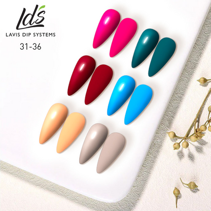 LDS Healthy Gel Color Set (6 colors) : 31 to 36