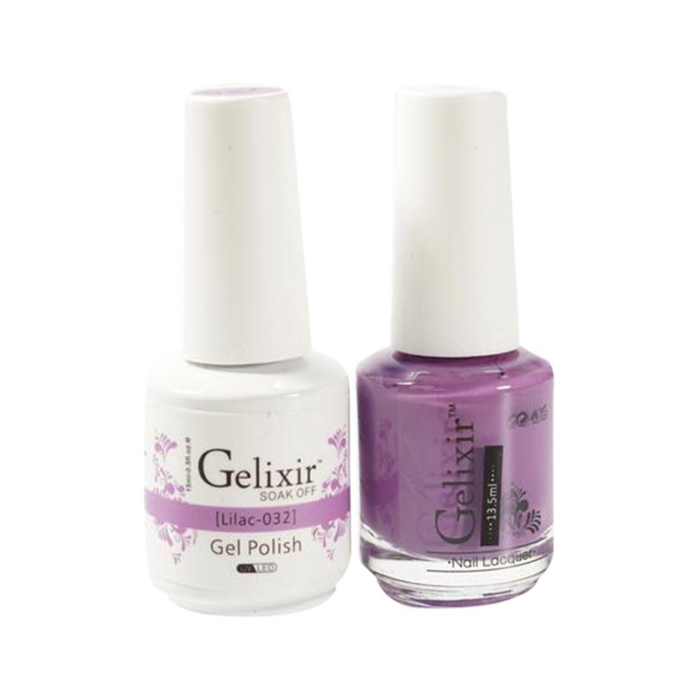 Gelixir 032 Lilac - Gel Nail Polish 0.5 oz