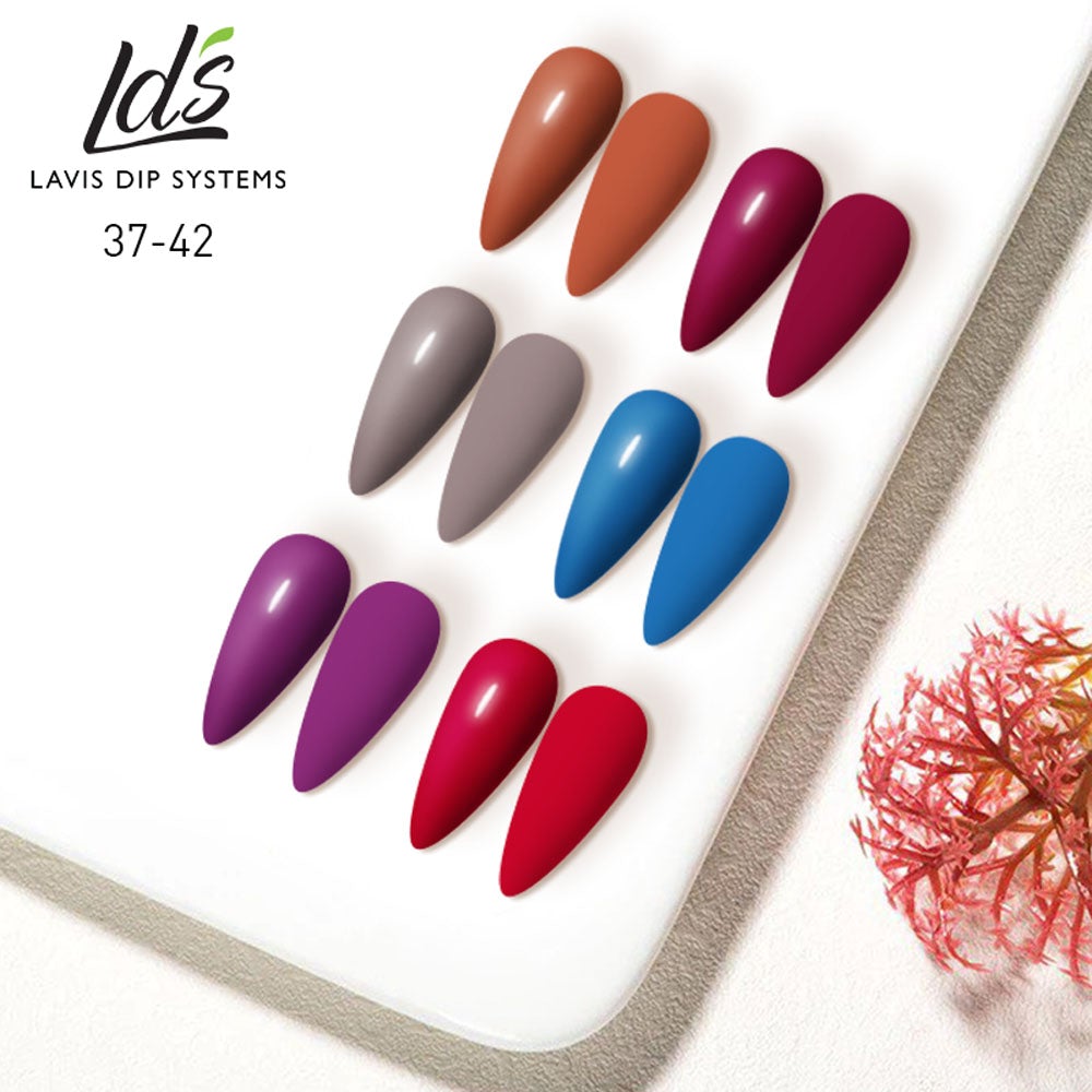 LDS Healthy Nail Lacquer  Set (6 colors) : 37 to 42