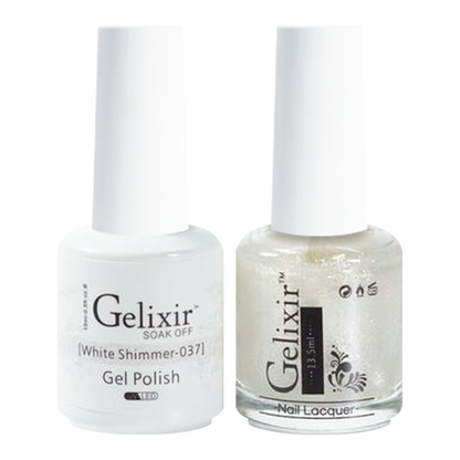 GELIXIR Holiday Gift Bubdle: 7 Gel Polishes, 1 Base Gel, 1 Top Gel - 037, 134, 178, 103, 091, 082, 093