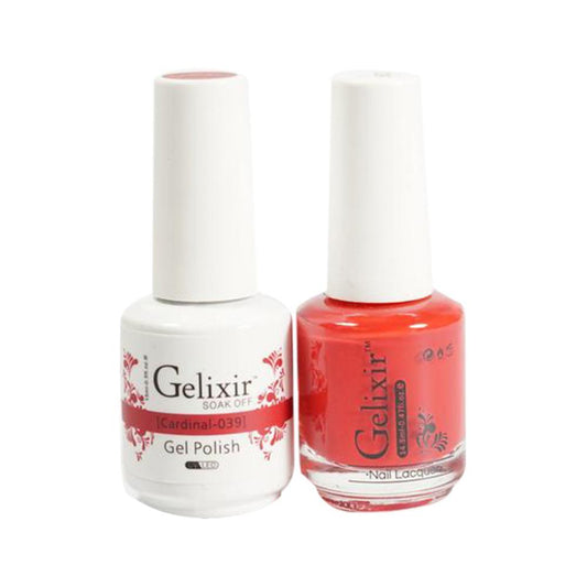 Gelixir 039 Cardinal - Gel Nail Polish 0.5 oz