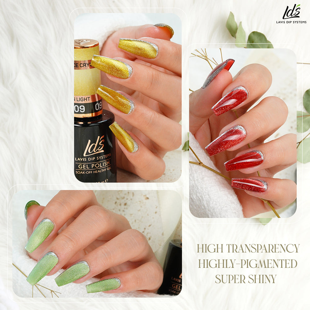 LDS 3 Call Me Minty - Gel Polish 0.5 oz - Ice Crystal