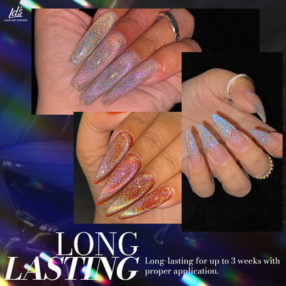  LDS 07 Precious Gemstone - Gel Polish 0.5 oz - 9D Rainbow Cat Eyes by LDS sold by DTK Nail Supply