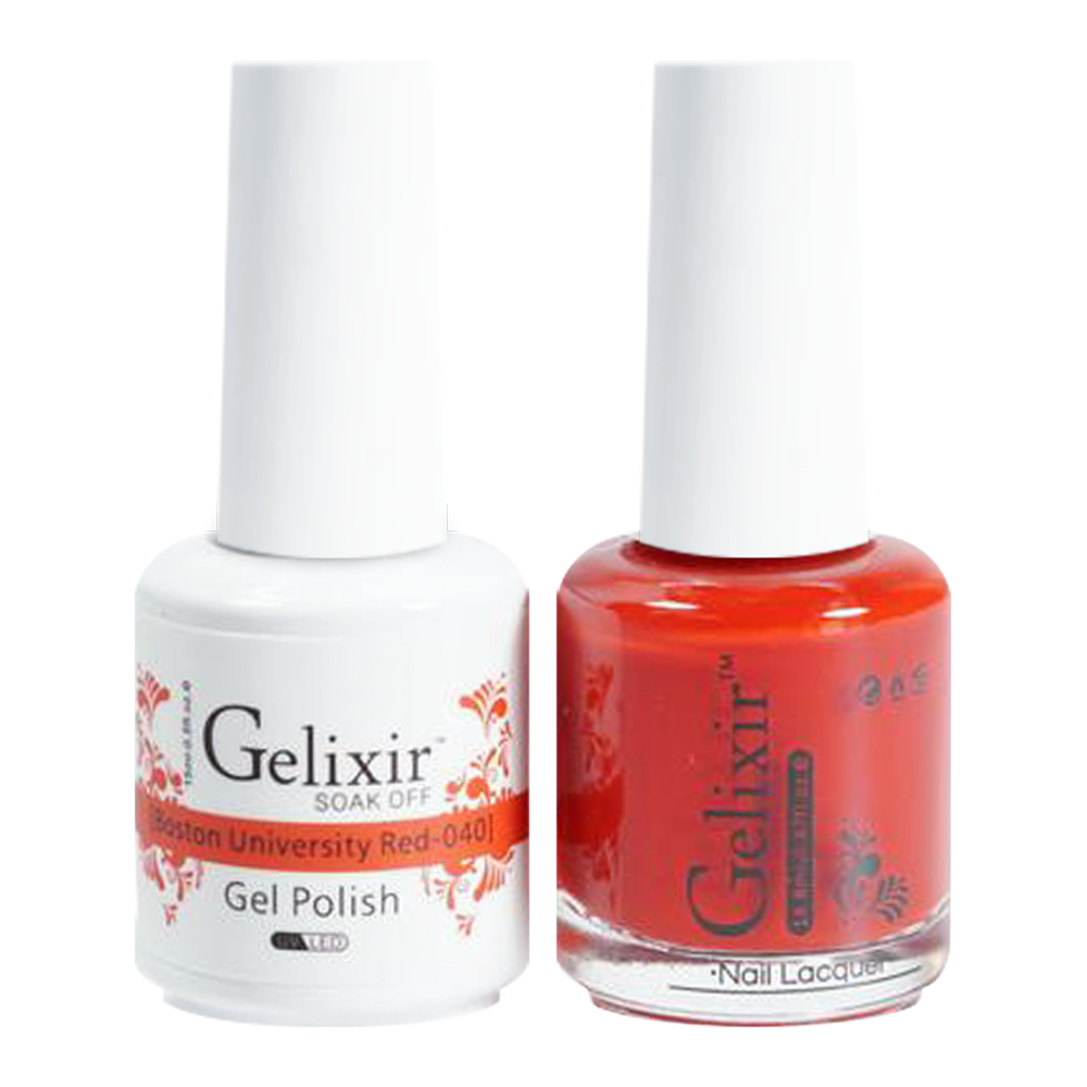 GELIXIR Holiday Gift Bubdle: 7 Gel Polishes, 1 Base Gel, 1 Top Gel - 052, 125, 040, 034, 140, 038, 101