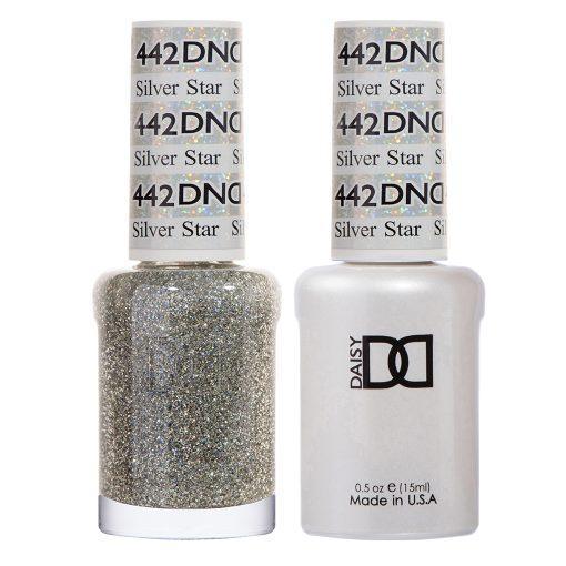 DND 442 Silver Star - Gel & Matching Polish Set - DND Gel & Lacque