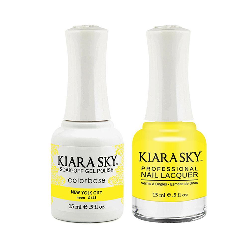 Kiara Sky 443 New Yolk City  - Gel Polish & Lacquer Combo