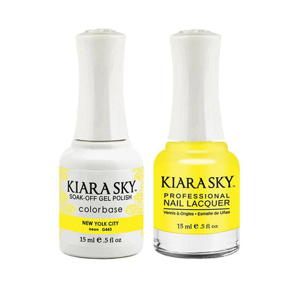 Kiara Sky 443 New Yolk City  - Gel Polish & Lacquer Combo