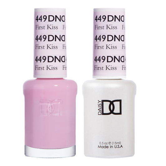  DND Gel Nail Polish Duo - 449 Pink Colors - First Kiss by DND - Daisy Nail Designs sold by DTK Nail Supply