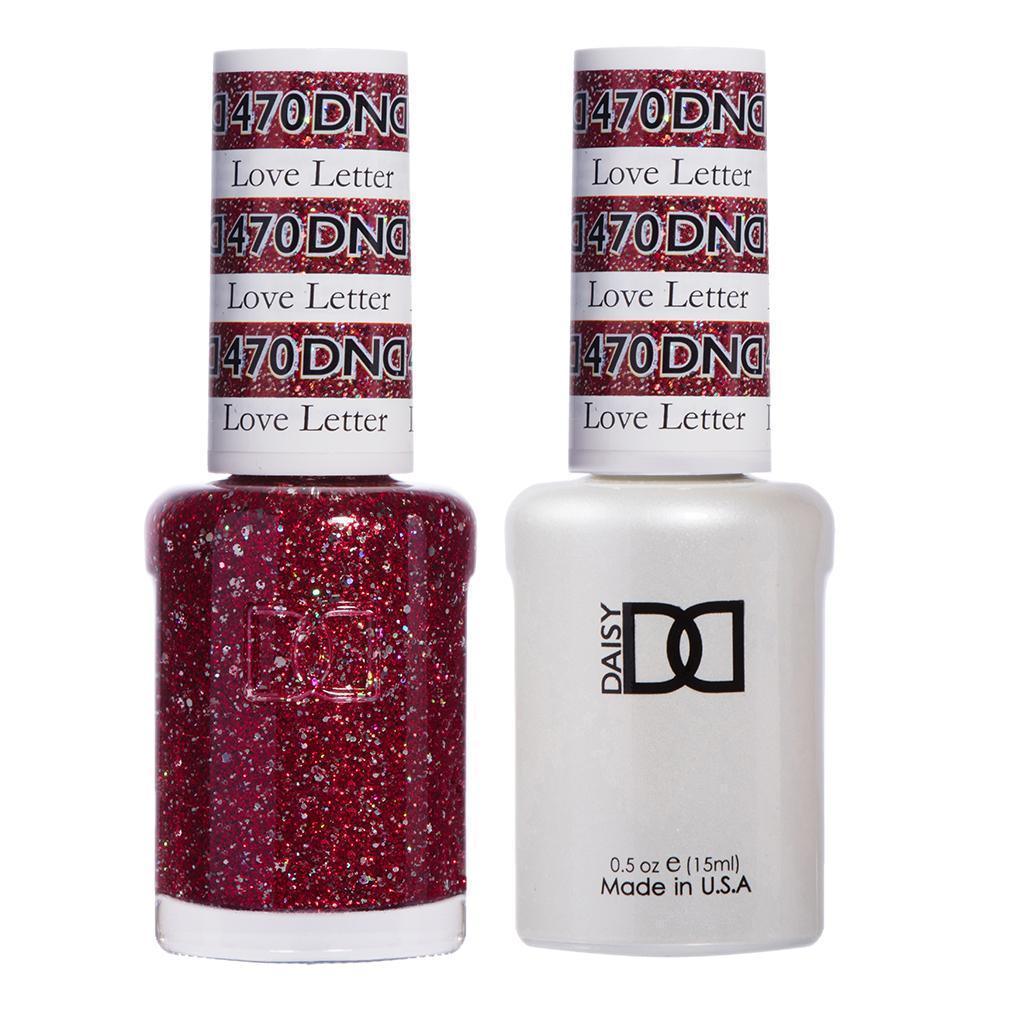 DND 470 Love Letter - DND Gel Polish & Matching Nail Lacquer Duo Set - 0.5oz