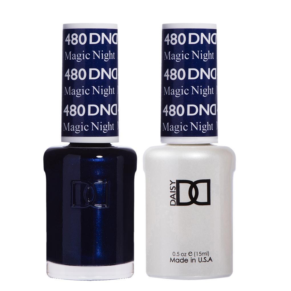 DND 480 Magic Night - DND Gel Polish & Matching Nail Lacquer Duo Set - 0.5oz