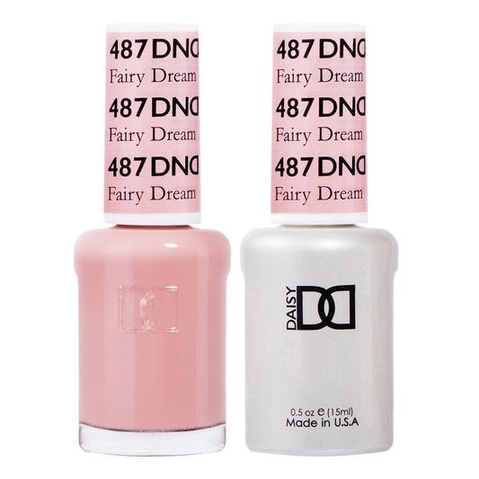 DND 487 Fairy Dream - DND Gel Polish & Matching Nail Lacquer Duo Set - 0.5oz