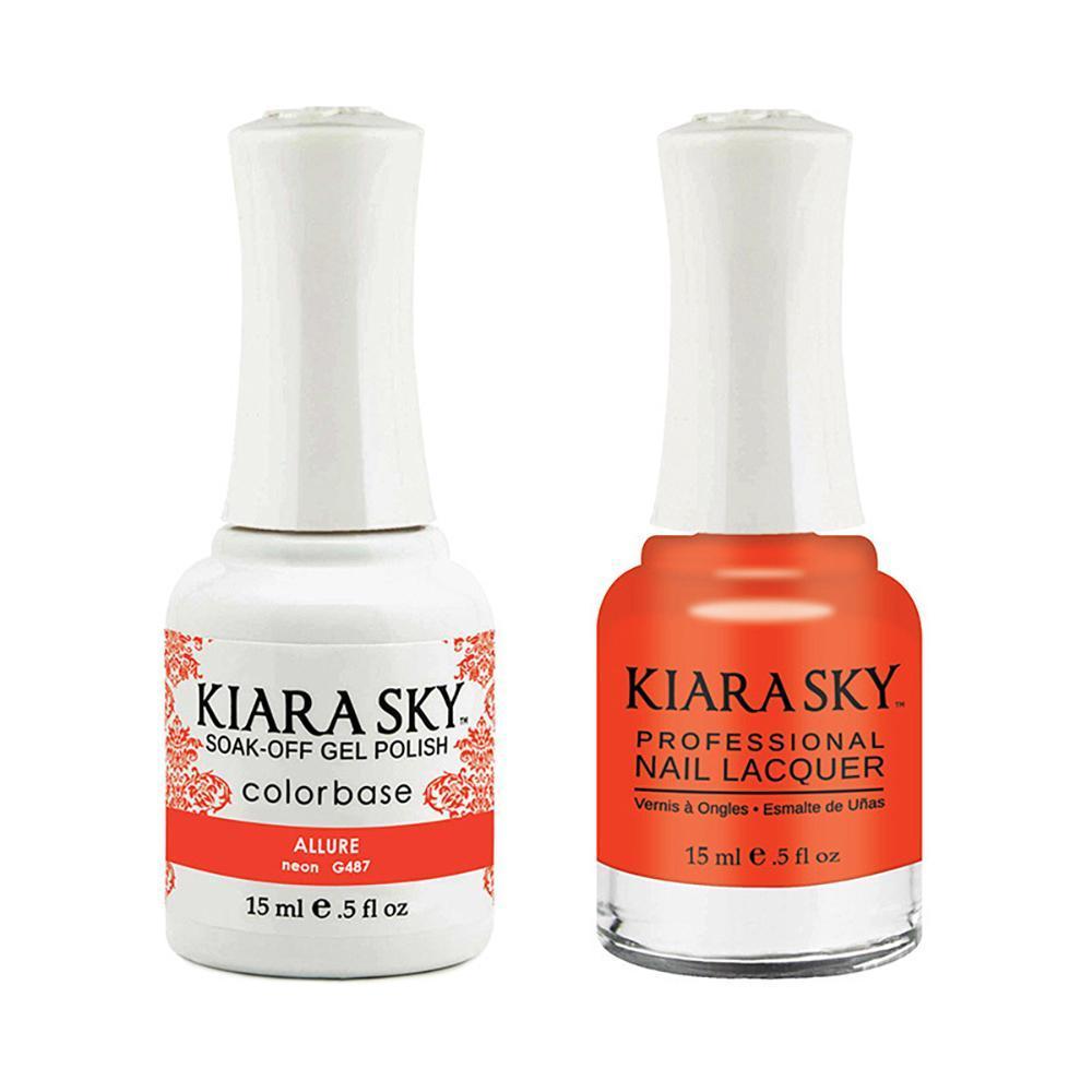 Kiara Sky 487 Allure - Gel Polish & Lacquer Combo