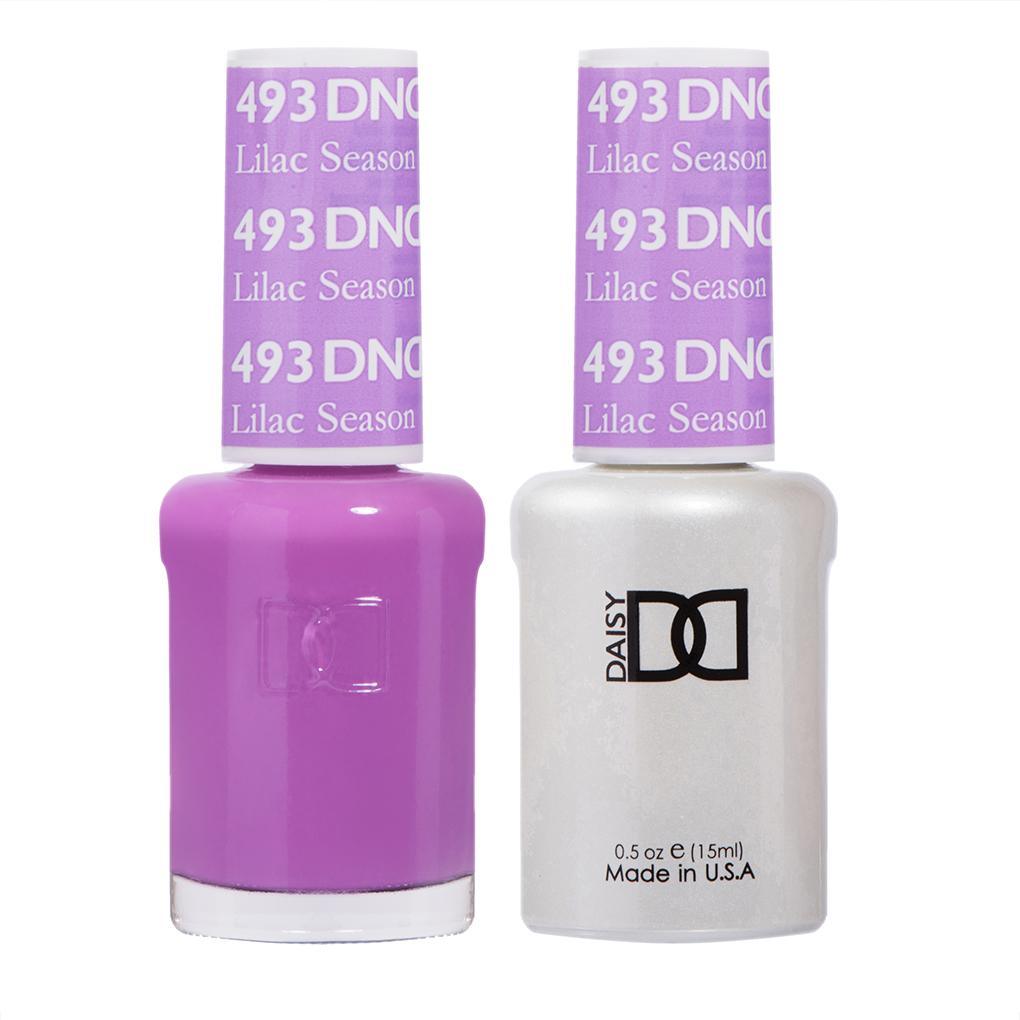  DND Gel Nail Polish Duo - 493 Purple Colors - Lilac Season by DND - Daisy Nail Designs sold by DTK Nail Supply