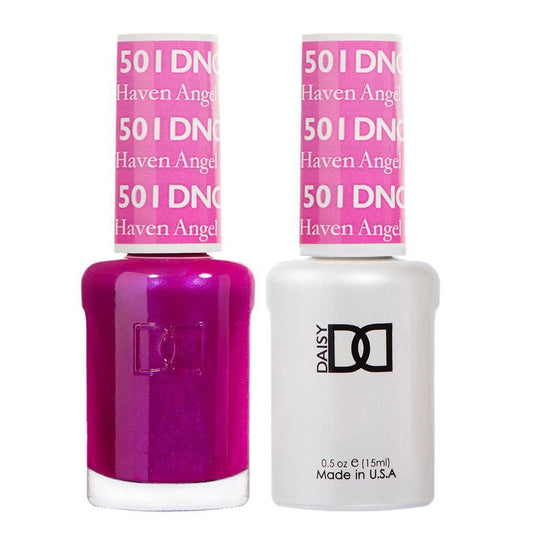 DND 501 Haven Angel - DND Gel Polish & Matching Nail Lacquer Duo Set - 0.5oz