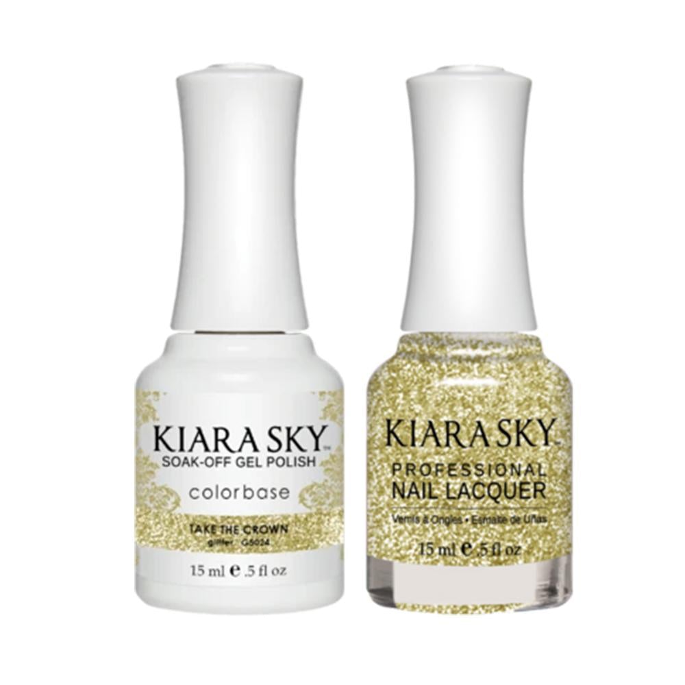 Kiara Sky 5024 GLEAM BIG - Gel Polish & Lacquer Combo