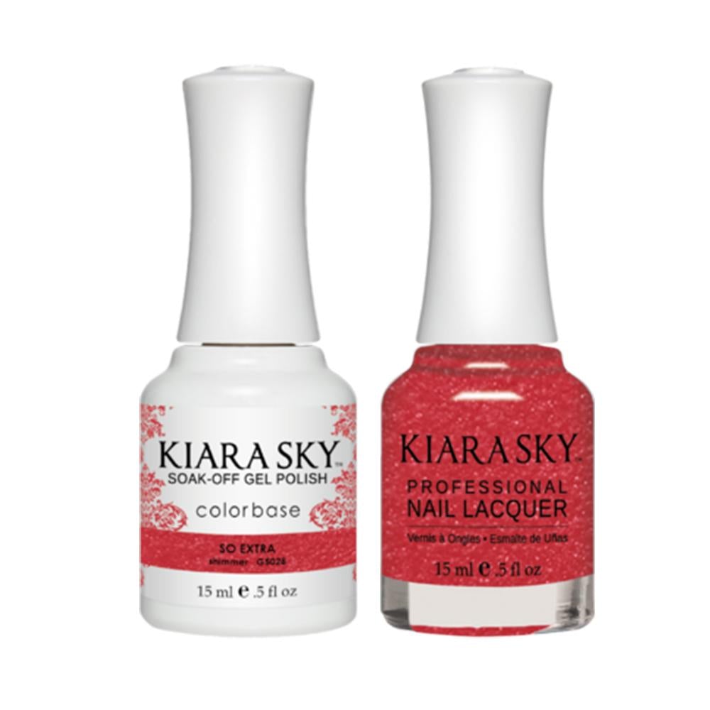 Kiara Sky 5028 SO EXTRA - Gel Polish & Lacquer Combo