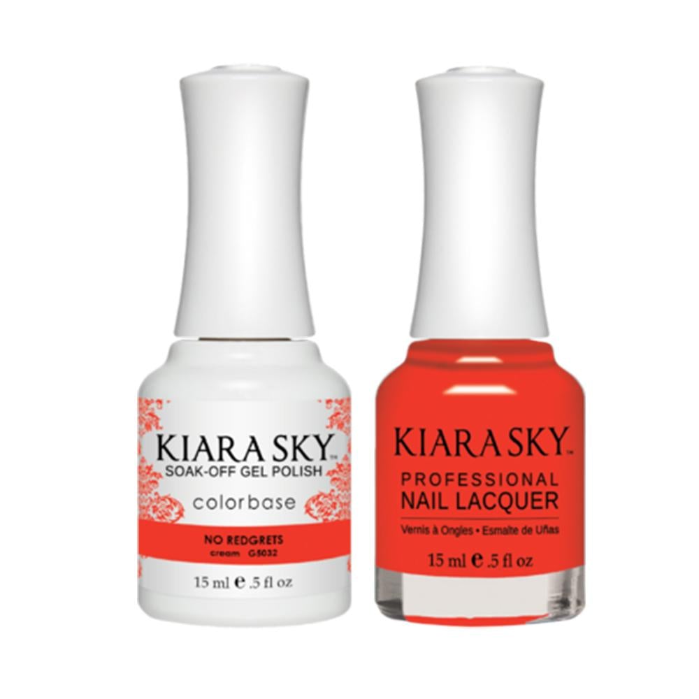 Kiara Sky 5032 NO REDGRETS - Gel Polish & Lacquer Combo