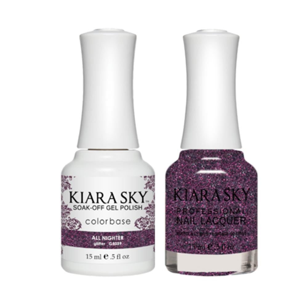 Kiara Sky 5039 ALL NIGHTER - Gel Polish & Lacquer Combo