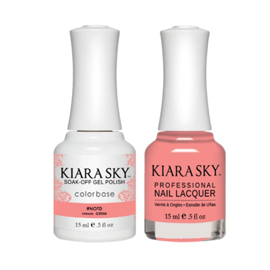 Kiara Sky 5046 #NOTD - Gel Polish & Lacquer Combo