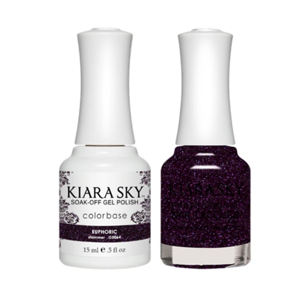 Kiara Sky 5064 EUPHORIC - Gel Polish & Lacquer Combo