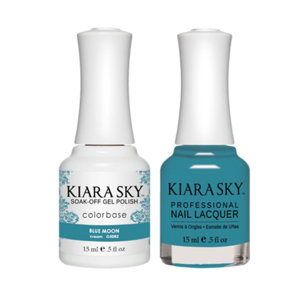 Kiara Sky 5082 BLUE MOON - Gel Polish & Lacquer Combo