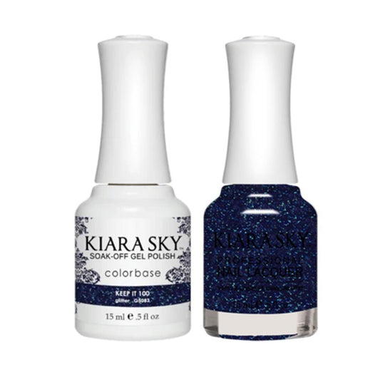 Kiara Sky 5083 KEEP IT 100 - Gel Polish & Lacquer Combo