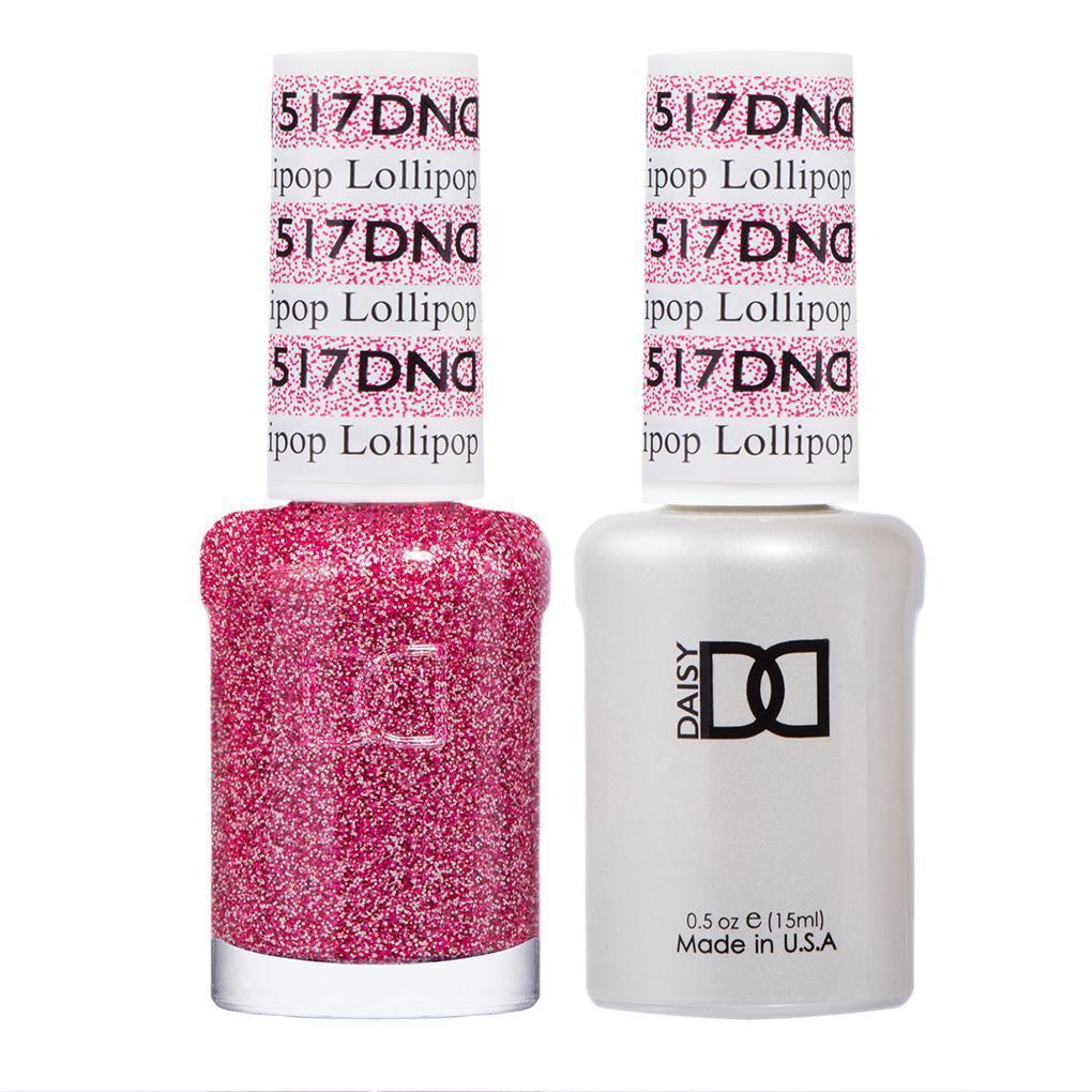 DND 517 Lollipop - DND Gel Polish & Matching Nail Lacquer Duo Set - 0.5oz