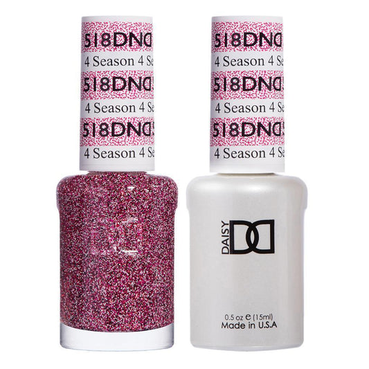 DND 518 4 Season - DND Gel Polish & Matching Nail Lacquer Duo Set - 0.5oz