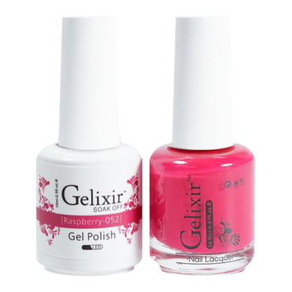 GELIXIR Holiday Gift Bubdle: 7 Gel Polishes, 1 Base Gel, 1 Top Gel - 052, 125, 040, 034, 140, 038, 101