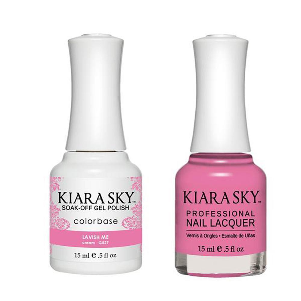 Kiara Sky 527 Lavish me - Gel Polish & Lacquer Combo