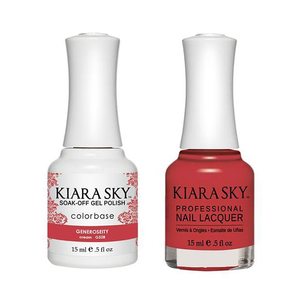 Kiara Sky 528 Generoseity - Gel Polish & Lacquer Combo