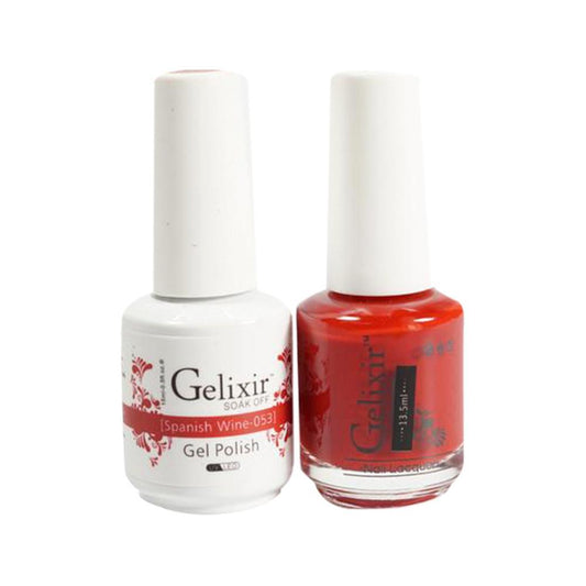 Gelixir 053 Firebrick - Gel Nail Polish 0.5 oz
