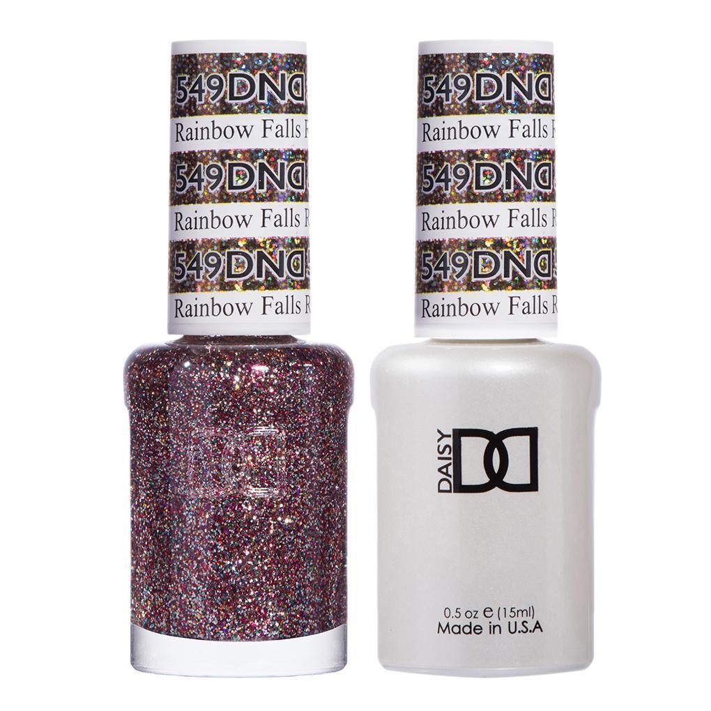 DND 549 Rainbow Falls, HI - DND Gel Polish & Matching Nail Lacquer Duo Set - 0.5oz