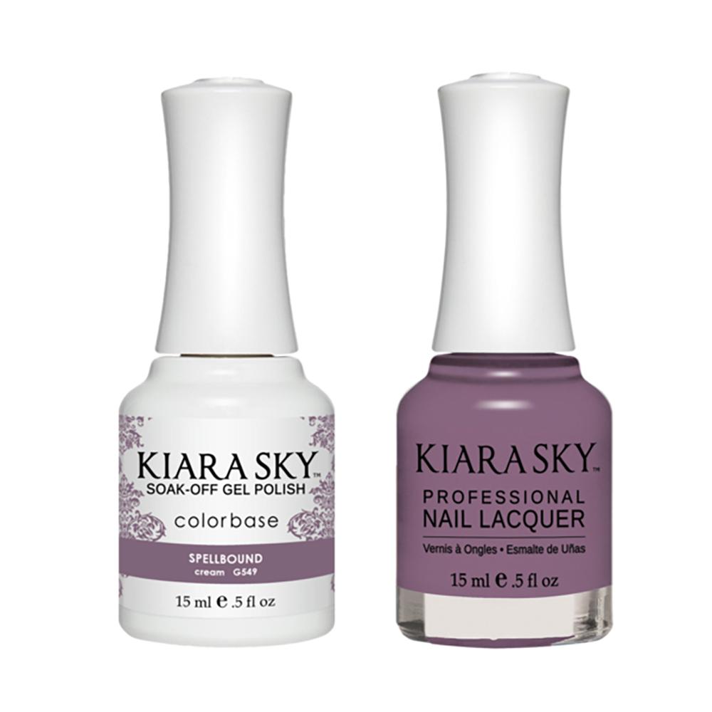 Kiara Sky 549 Spellbound - Gel Polish & Lacquer Combo