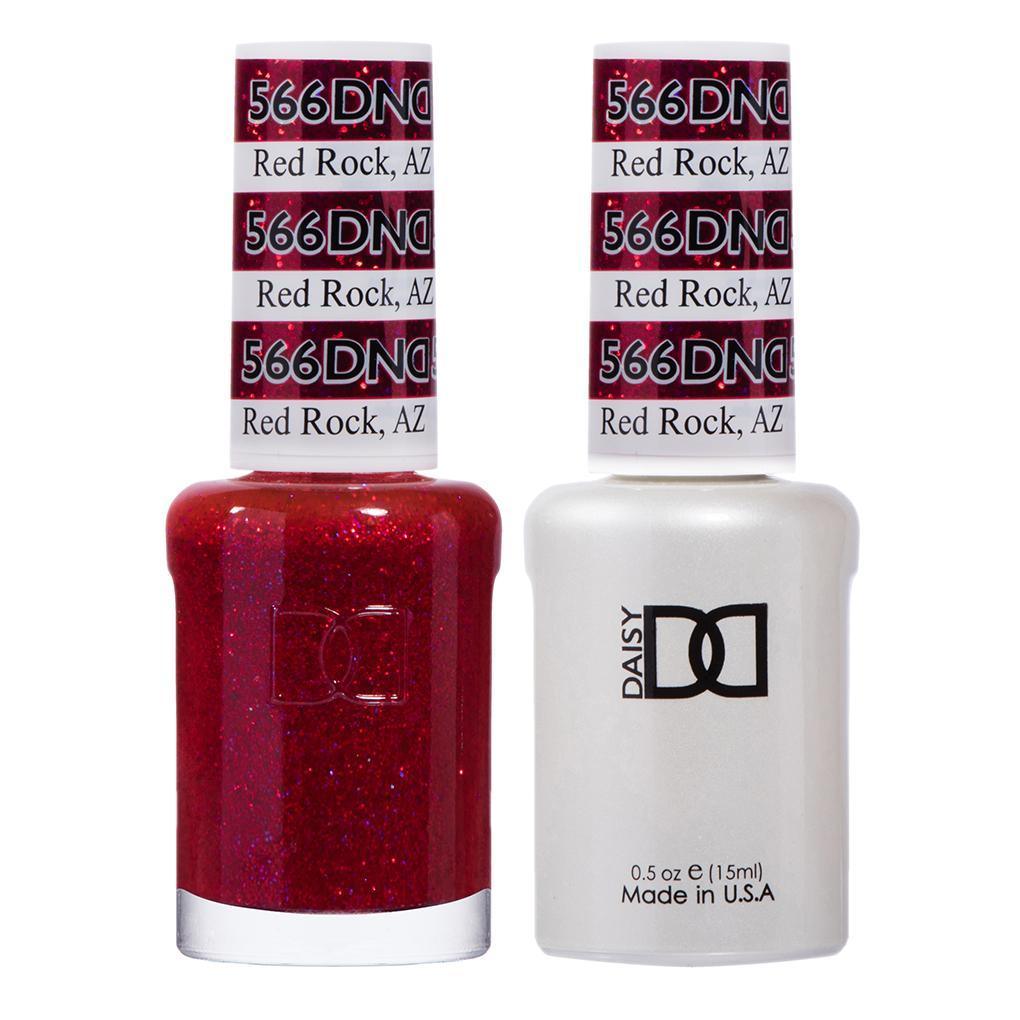 DND 566 Red Rock, AZ - DND Gel Polish & Matching Nail Lacquer Duo Set - 0.5oz