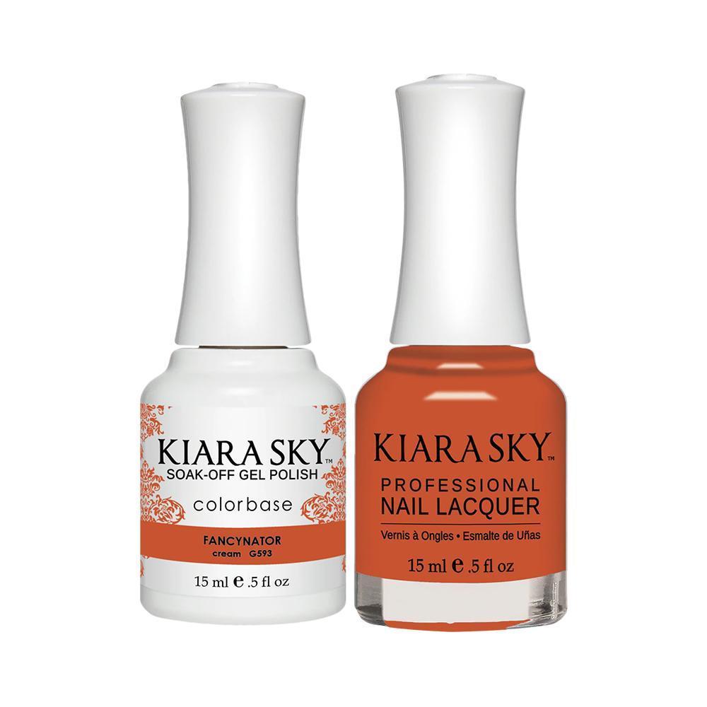 Kiara Sky 593 Fancynator - Gel Polish & Lacquer Combo