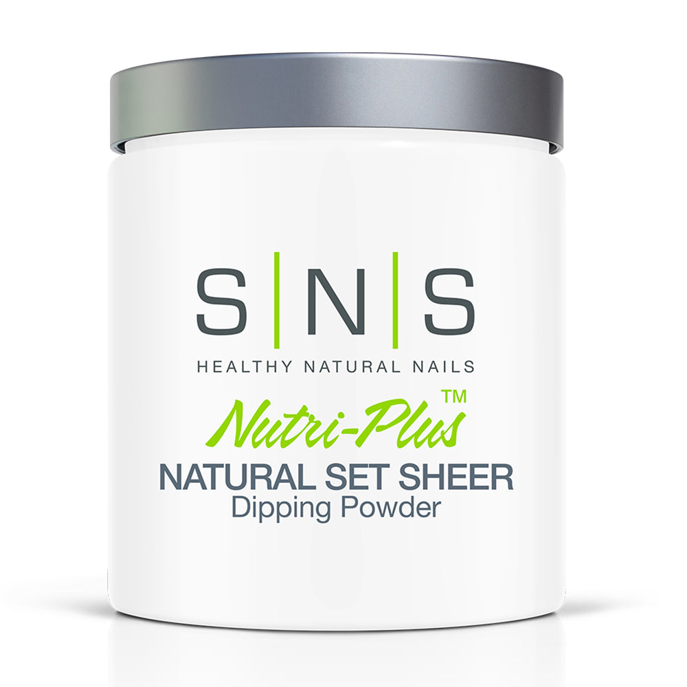 SNS Natural Set Sheer Dipping Power Pink & White - 16oz