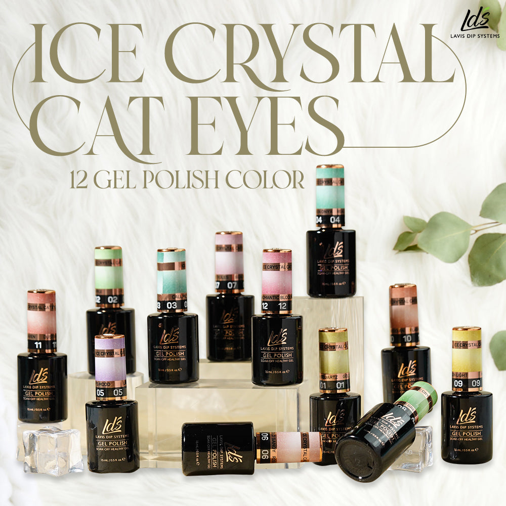 LDS 3 Call Me Minty - Gel Polish 0.5 oz - Ice Crystal