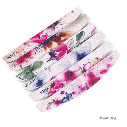 Mixed of 6 Flower Decoration Nail File