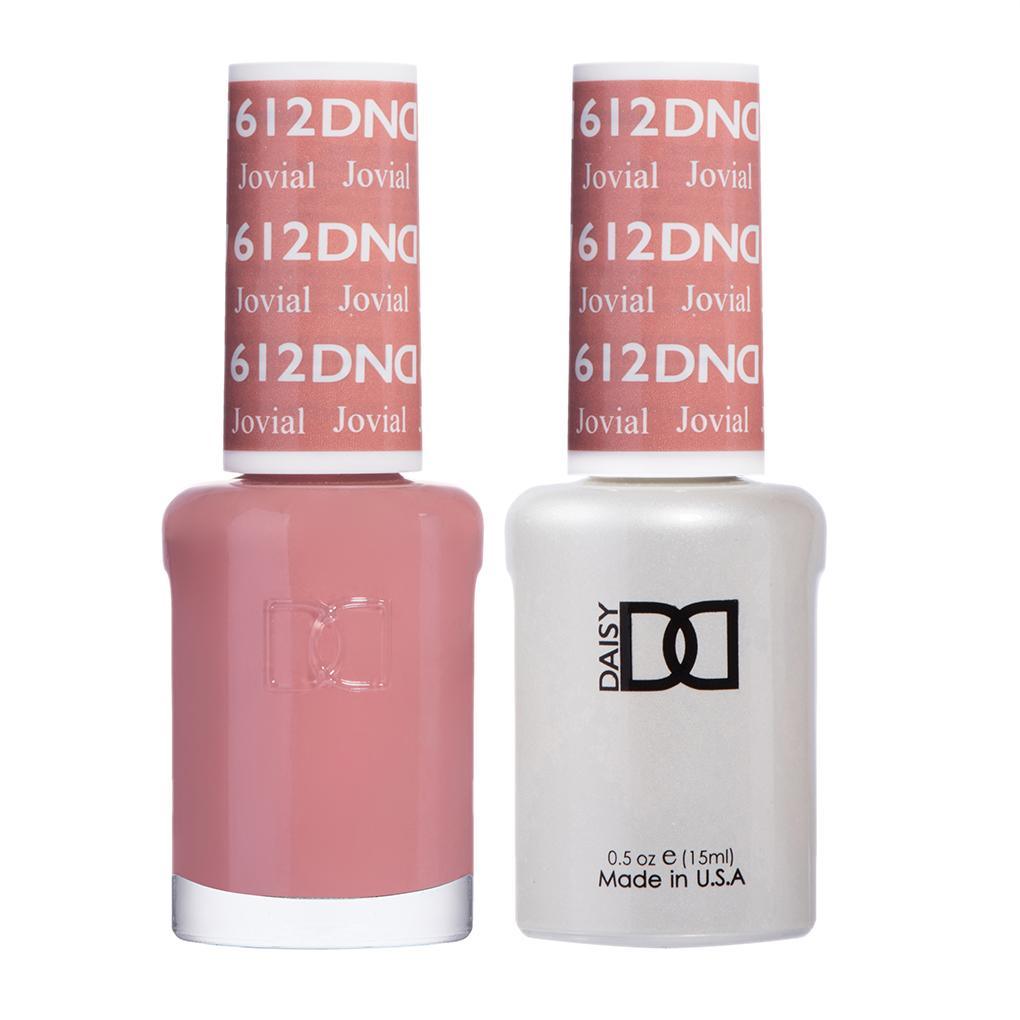 DND 612 Jovial - DND Gel Polish & Matching Nail Lacquer Duo Set - 0.5oz