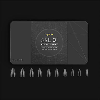 APRES - Gel-X™ Natural Stiletto Short Box of Tips