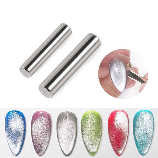 Smosyo Nail Cat Eye Magnet Spar Nail Polish Special Fancy Cylindrical Magnet Powerful Magnetite Nail Tool
