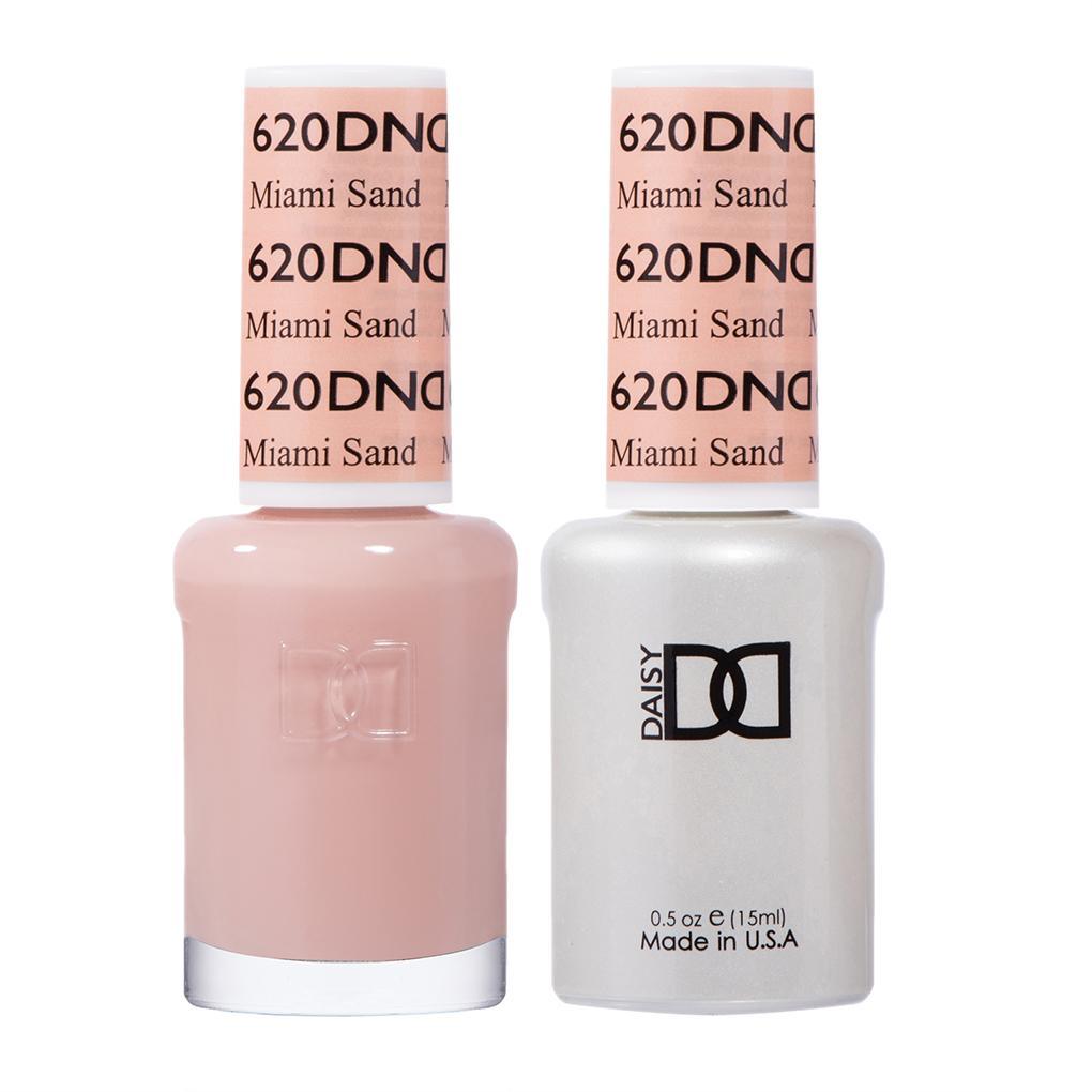  DND Gel Nail Polish Duo - 620 Beige Colors - Miami Sand by DND - Daisy Nail Designs sold by DTK Nail Supply