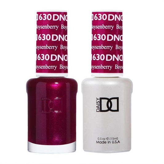 DND 630 Boysenberry - DND Gel Polish & Matching Nail Lacquer Duo Set - 0.5oz